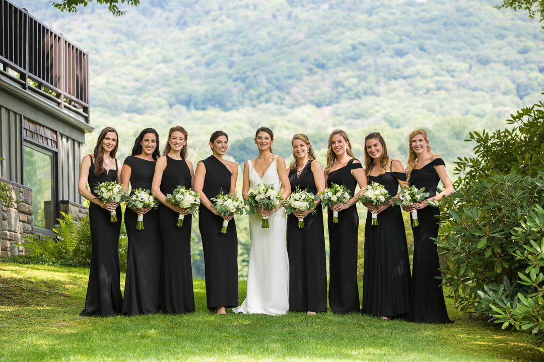 Bridal Party Linville Wedding