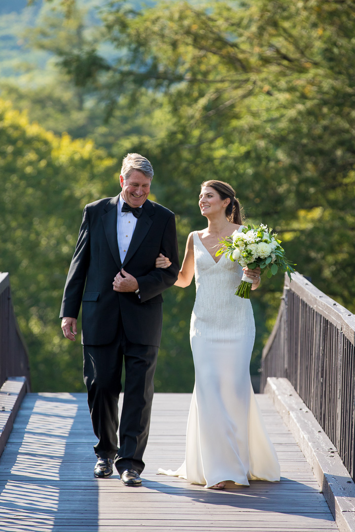 Bride with Father Grandfather Wedding