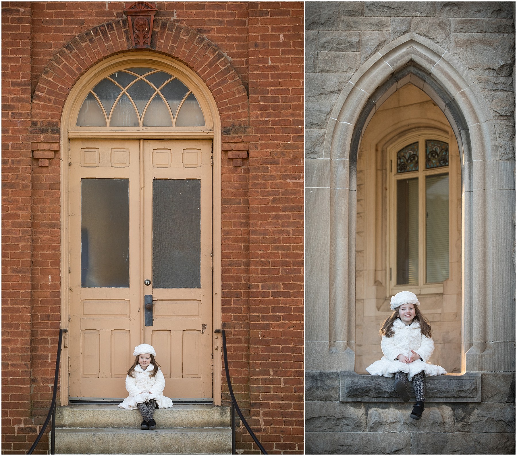 Elegant Winter Portrait in Winston-Salem