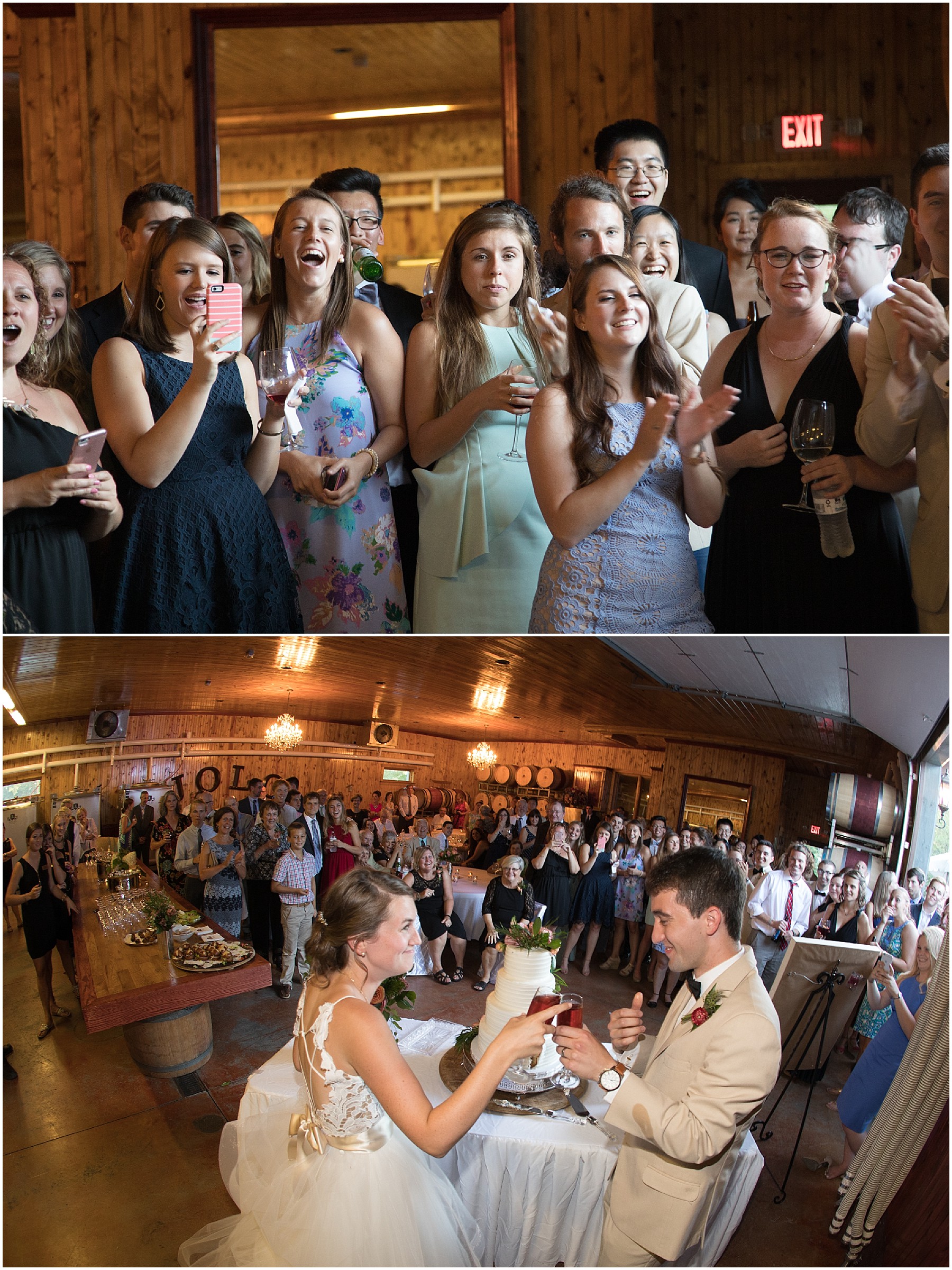 Wedding Toasting JoLo Winery